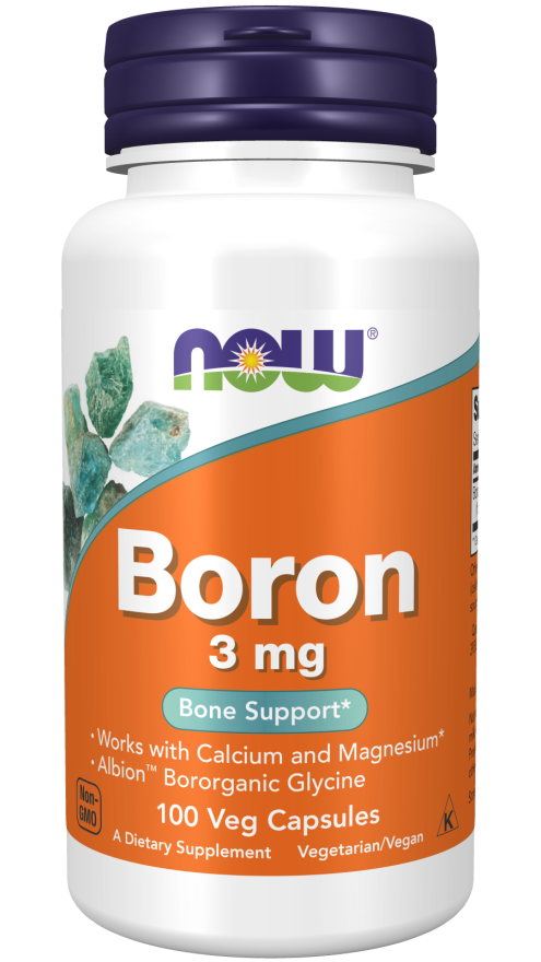 Now Boron 3mg Caps 100's