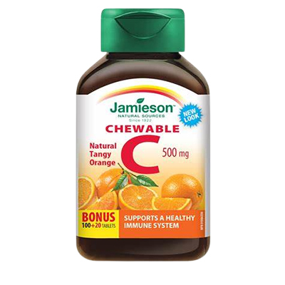 JAMIESON CHEWABLE C 500MG TABLETS 120S