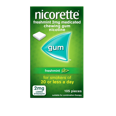 Nicorette Freshmint Gum 2mg 105s