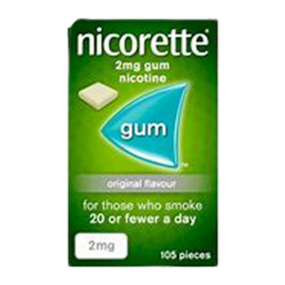 Nicorette Original Gum 2mg 105s