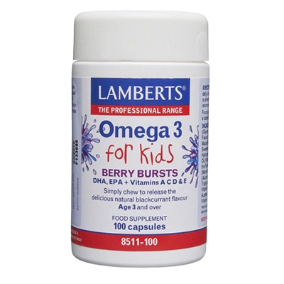 Lamberts Rangel Omega 3 for Kids Chewable Caps 100's