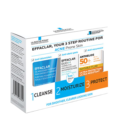 La Roche- Posay Effaclar Acnes Routine Kit 3 in 1