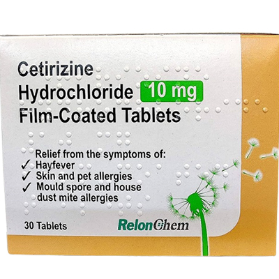 Cetirizine 10mg Tablets 30's