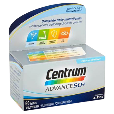 CENTRUM ADVANCE TABS 50+ 60`S