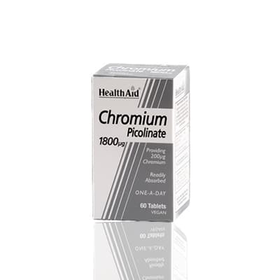 HealthAid Chromium Picolinate 1800ug 60's