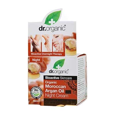 Dr Organic Moroccan Argan Oil Night Cream, 50ml