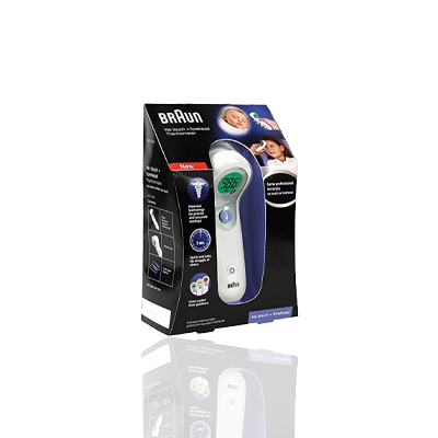Braun No Touch + Forehead Thermometer.