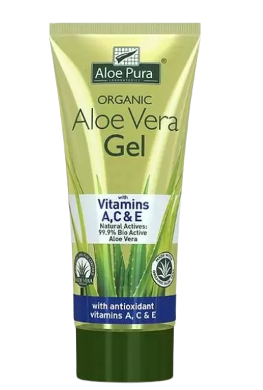 Optima Organic Aloe Vera Gel + Vitamin A, C & E, 200ml