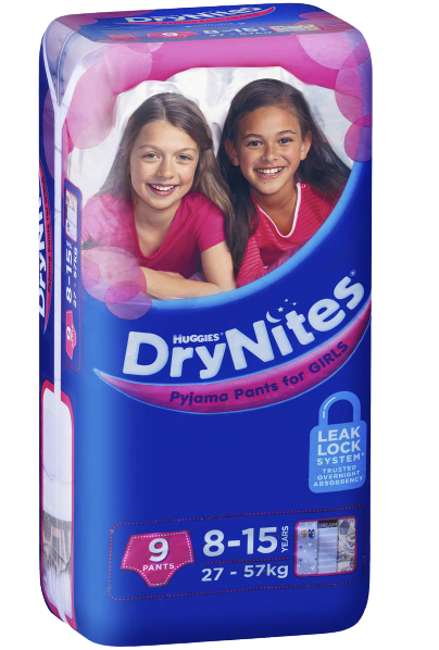 Huggies Drynites Girl 8-15yrs