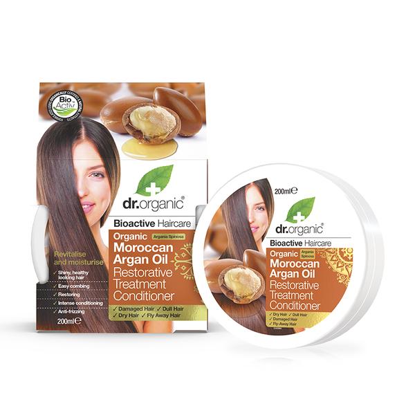 Dr. Organic Moroccan Argan Oil Restorative Hair Treatment Conditioner 200ml