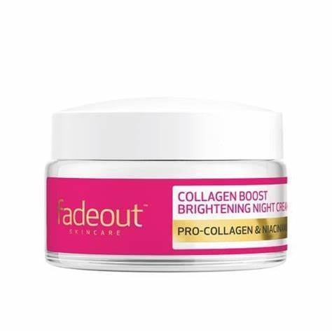 Fadeout Collagen Boost Brighten Night Cream 100ml