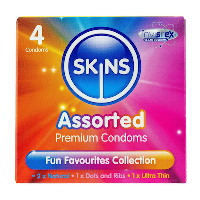 skins assorted condoms 4s