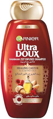 Garnier Ultra Doux Shampoo 400ml (Healing Castor&Almond Oil)
