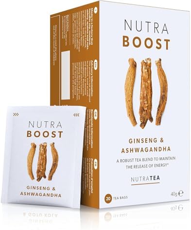 Nutra Boost Tea - Ginseng & Ashwagandha - 20's
