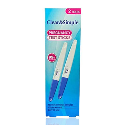 Clear & Simple Pregnancy Test Midstream Twin Pack