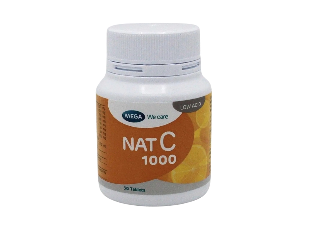 NAT C Tablets (Vitamin C 1000MG) - 30‚Äôs