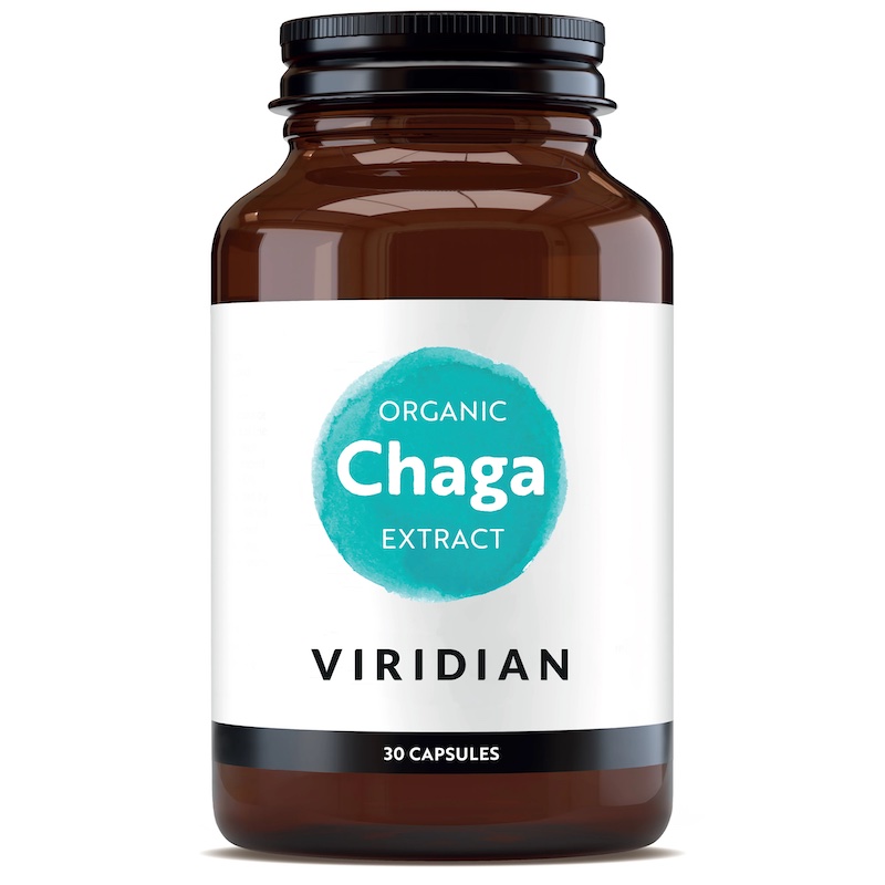Viridian Nutrition Chaga Extract 400mg Veg Caps 30's