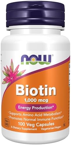 Now Biotin 1000mcg Vitamin Caps