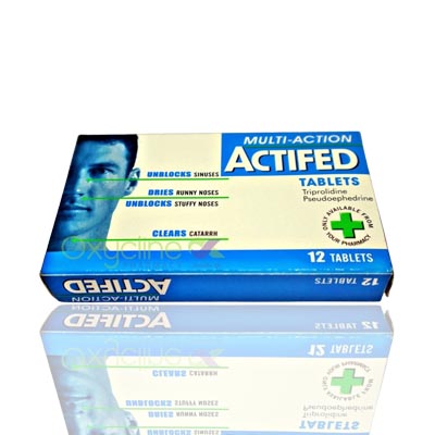 Actifed Multi Action Tablets 12s