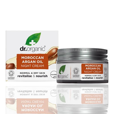 Dr Organic Moroccan Argan Oil Night Cream, 50ml