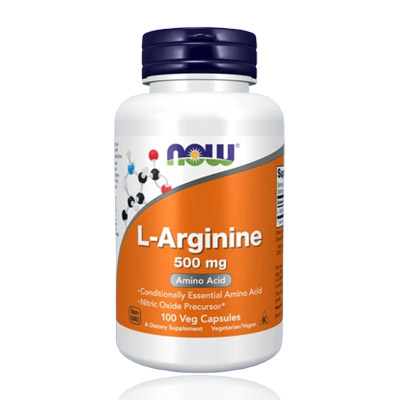 Now L-Arginine 500mg Capsules 100s