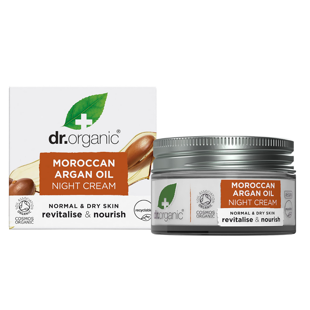 Dr Organic Moroccan Argan Oil Night Cream, 50ml