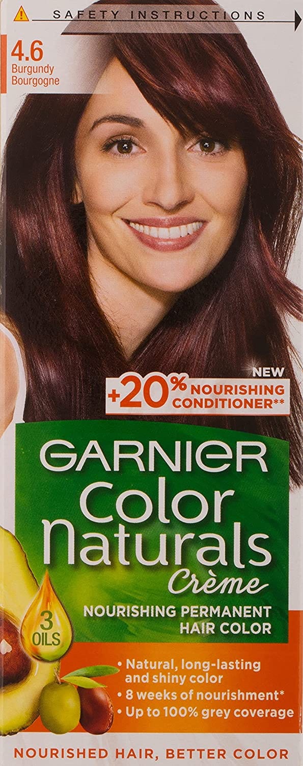 Garnier Color Naturals Hair Colour Cream 60ml (#4.6 Burgundy)