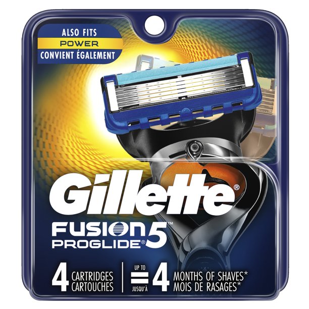 Gillette Fusion5 Proglide Cartridge 4's (Blades)
