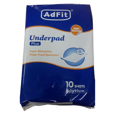 Adfit Underpads Plus Bed Sheets 60x90cm 10's
