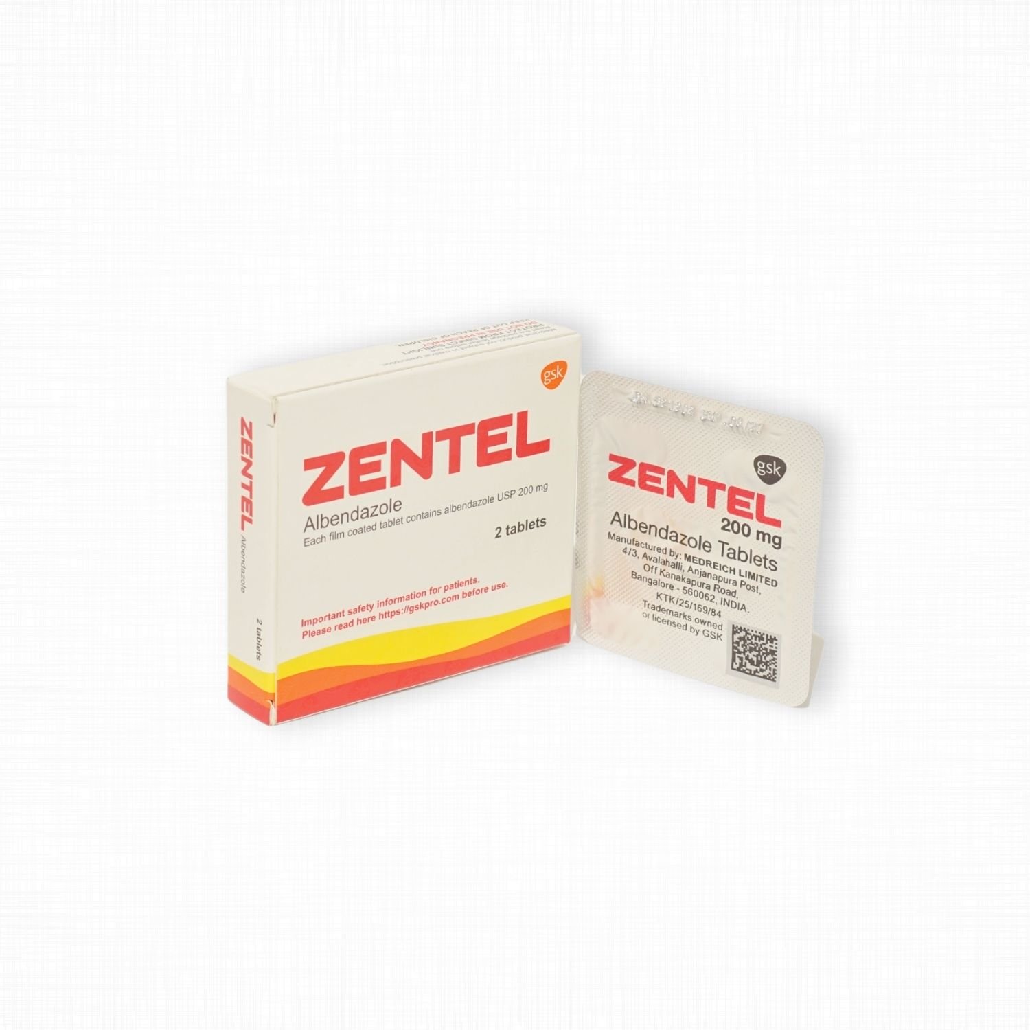 Zentel 400 mg Tablet 1s