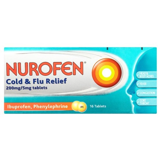 Nurofen Cold & Flu Relief Tablets 16s