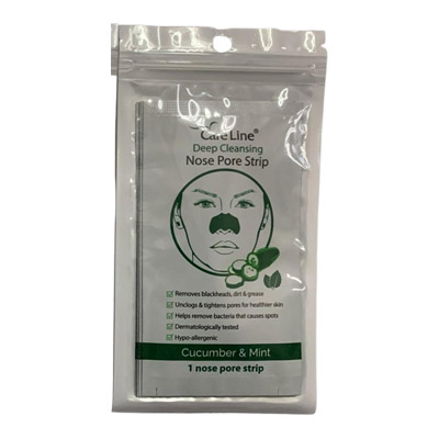 CareLine Cucumber & Mint Deep Cleansing Nose Strips