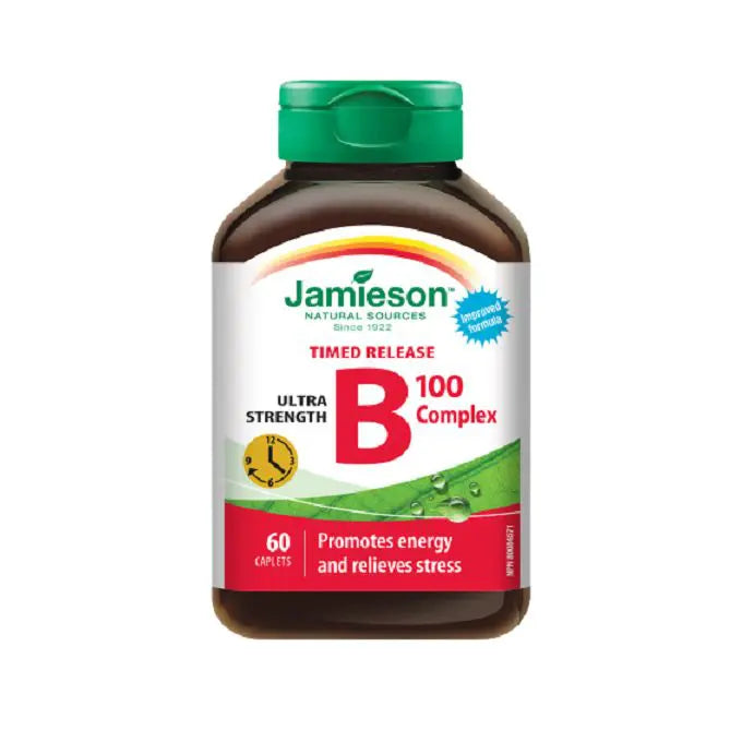 Jamieson Vitamin B Complex 100mg Caplets 60's