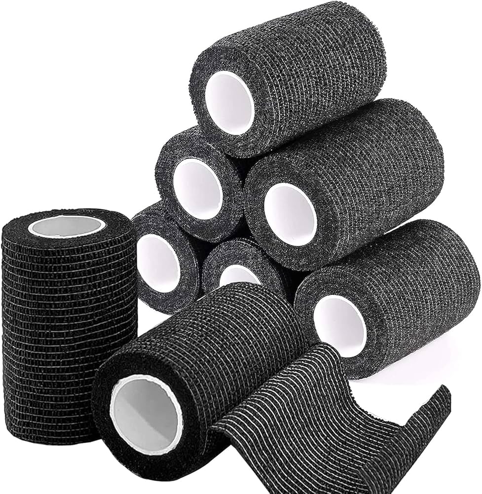 Kedley Cohesive Bandage Black 7.5cm x 5m