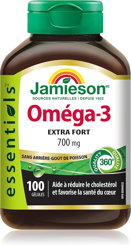 Jamieson omega 3 extra strength 700 mg softgels 100's