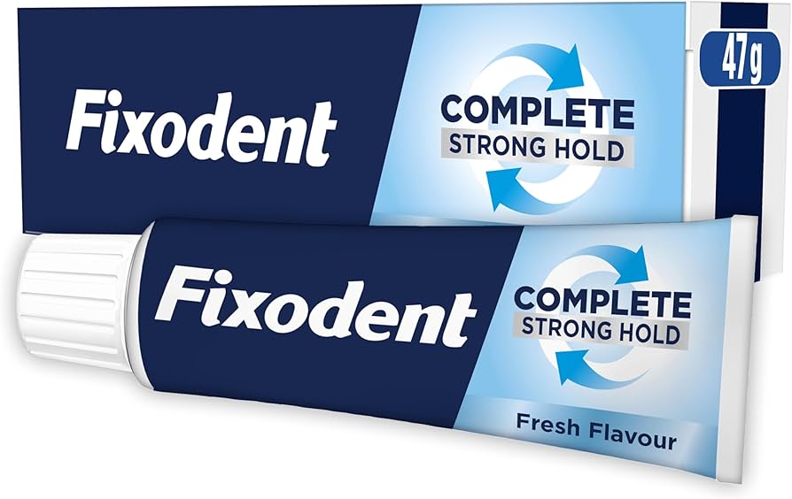 Fixodent Complete Strong Hold Denture Adhesive Cream 47g