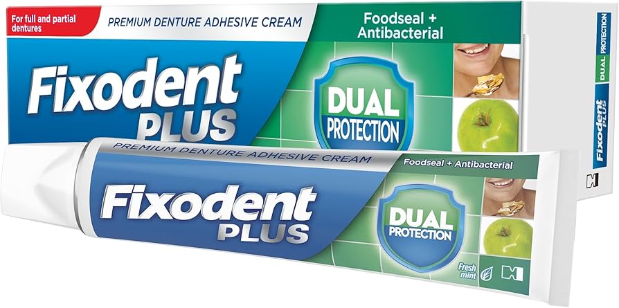 FIXODENT DENTURE CREAM DUAL PROTECTION