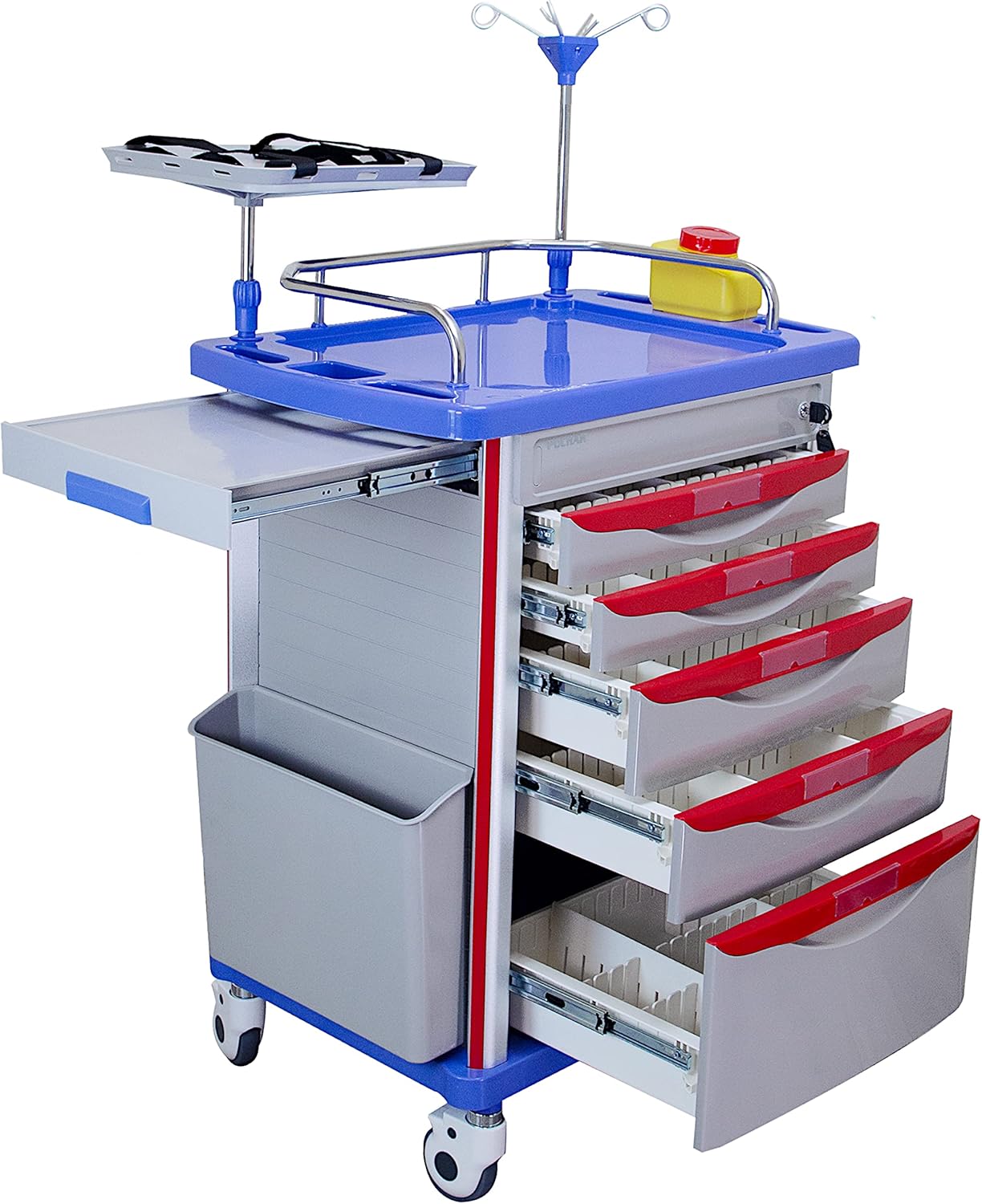 Emergency Crash Cart Trolley