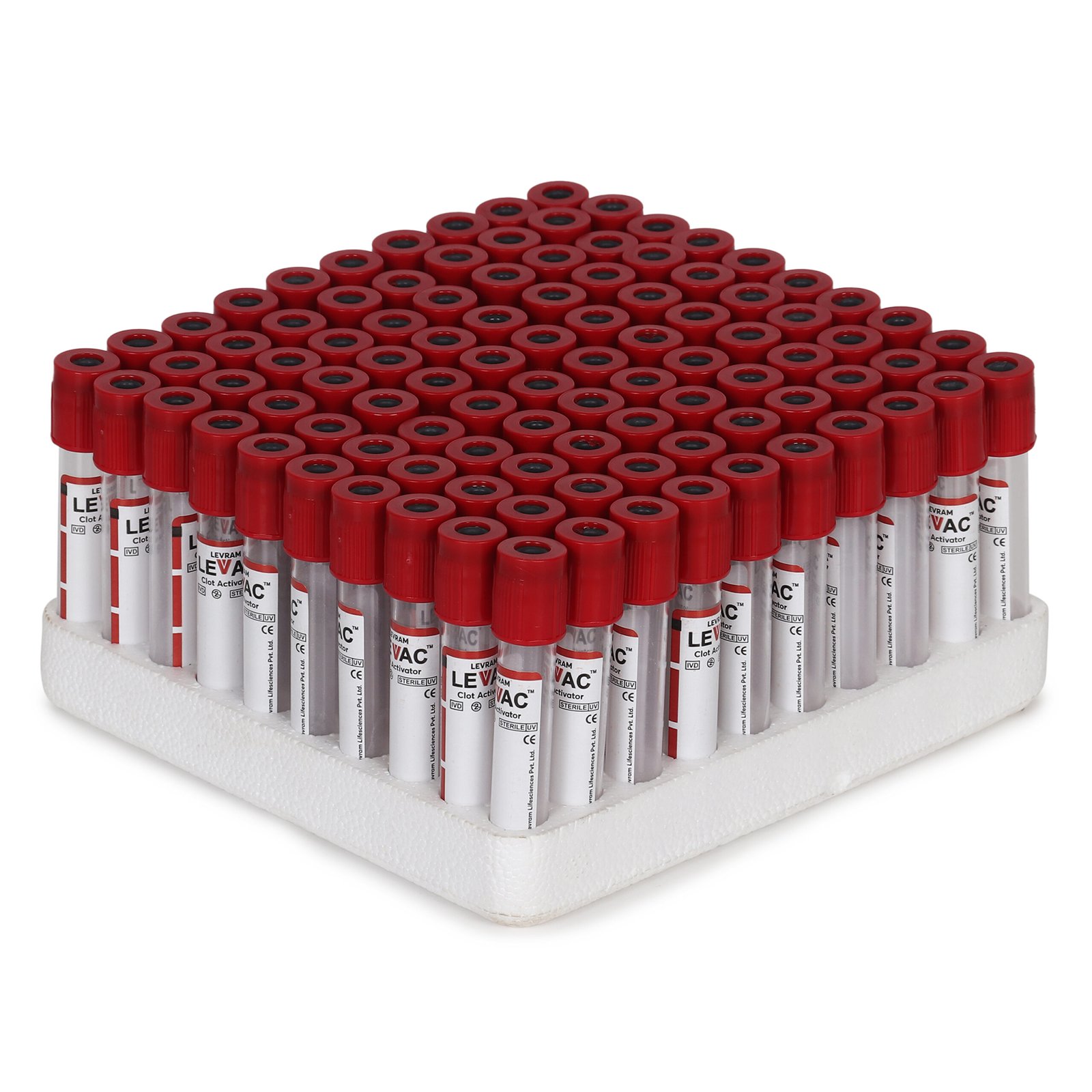 Red Top Vacuum Blood Collection Tube