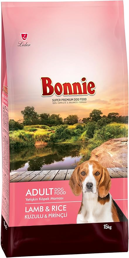 Bonnie Adult Dog Food – Lamb and Rice 15kg