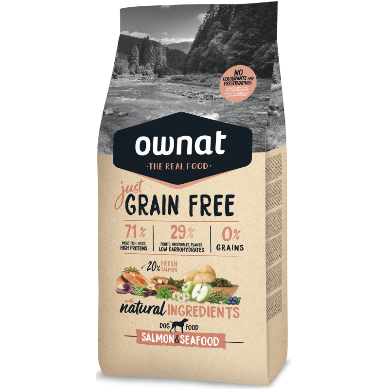 Ownat GF Just Salmon & Sea Food Dog Food 14kg