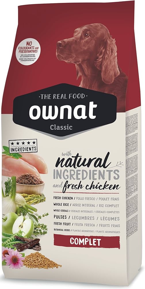 Ownat Classic Complet Adult Dog Food 15kg