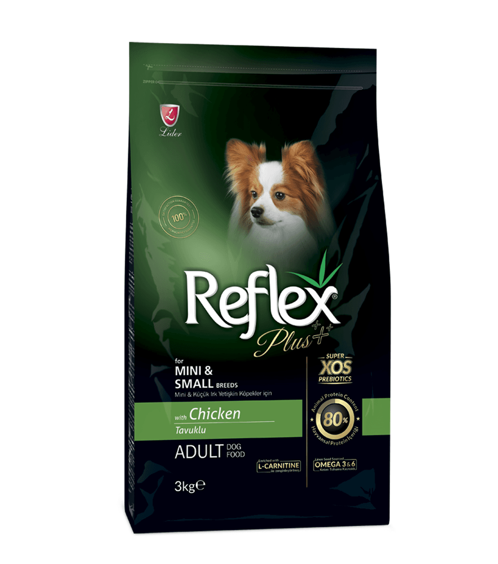 Reflex Plus Mini Small Breed Adult Dog Food – Chicken 3kg