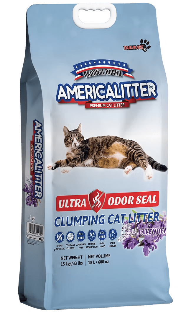America Lavender Cat Litter 15Kg