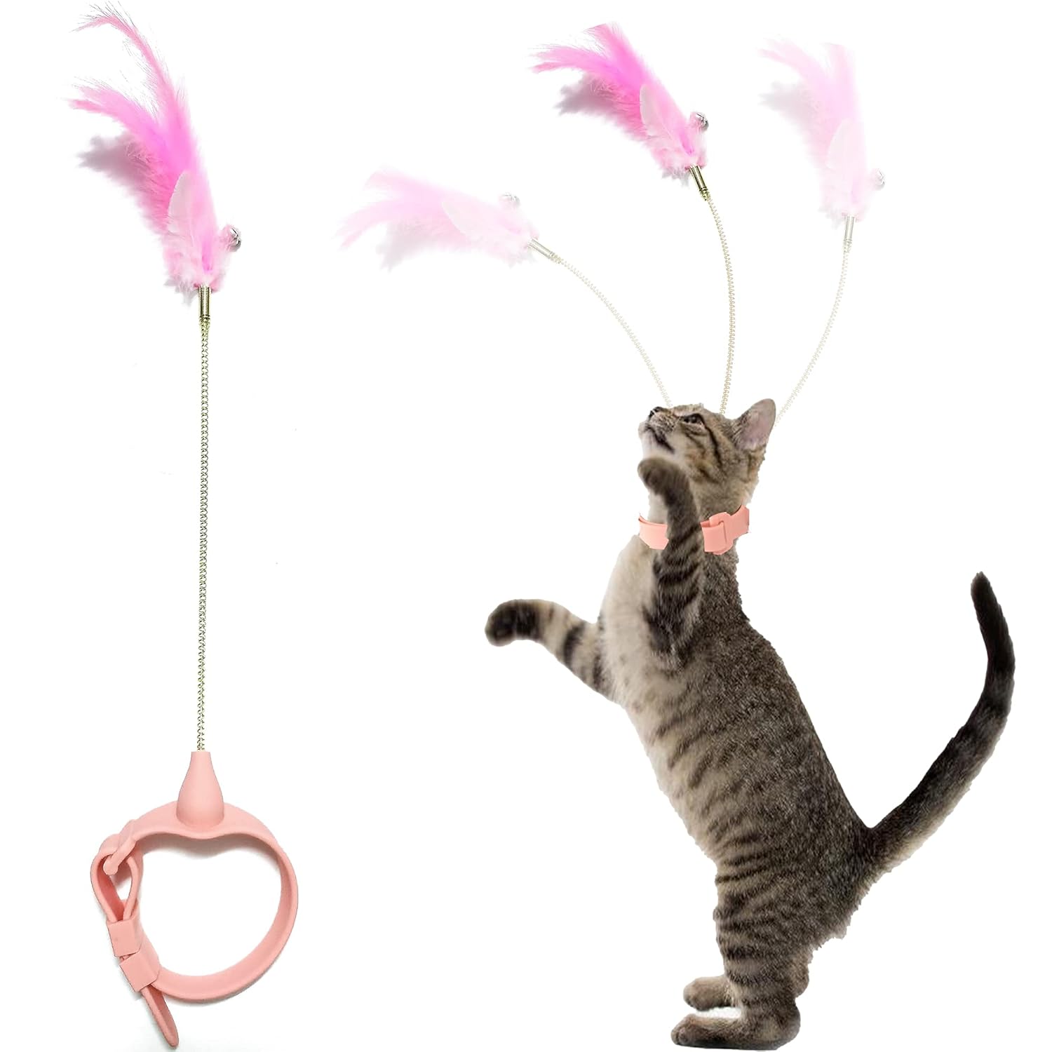 Chik Cat Feather Toy Stick C016