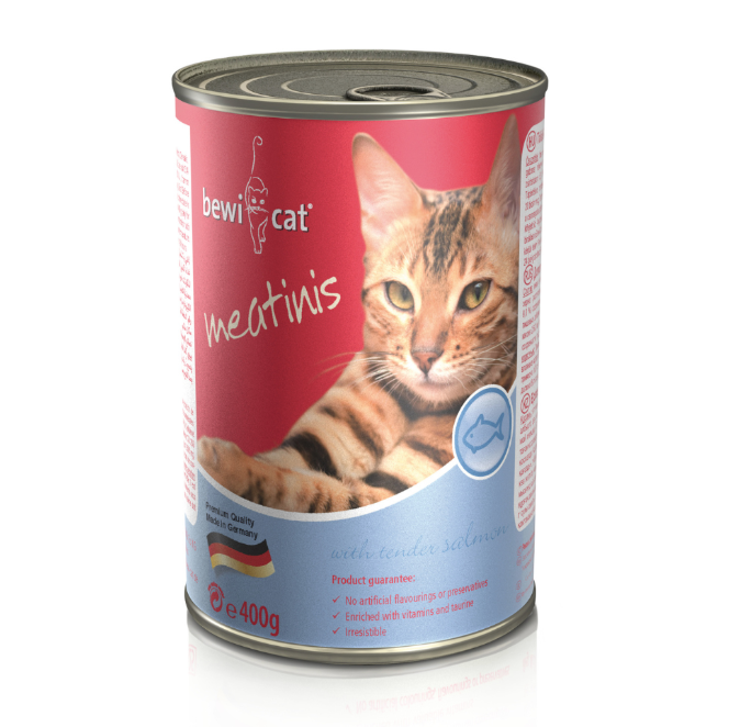Bewi Cat Meatinis Salmon 400g