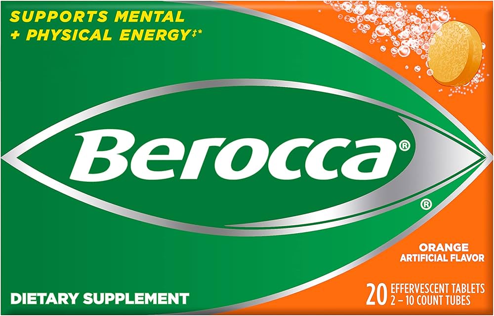Berocca Effervescent Tablets Orange 20s