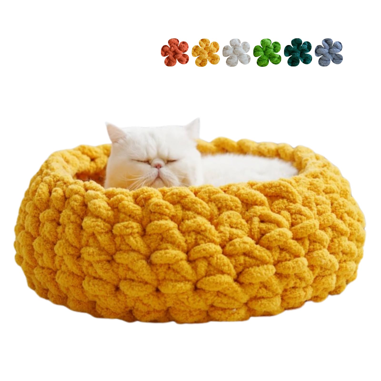 Chik Cat Nest Cylindrical Yellow M33-21