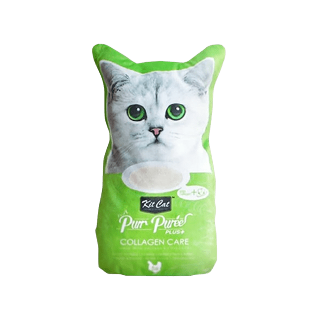 Kit Cat Plush Toy with Catnip – Green