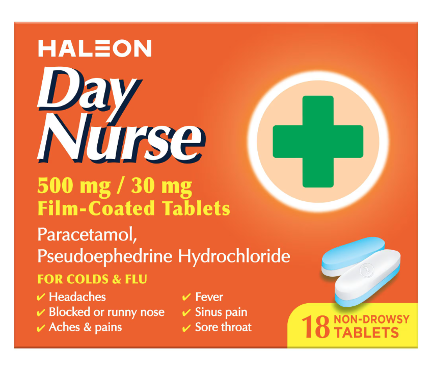 Haleon Day Nurse Caps 18's